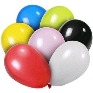 BALÃO LISO N° 9 ARREDONDADO SORTIDO 50 UNIDADES HAPPY DAY