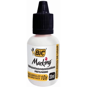 TINTA PARA MARCADOR DE QUADRO BRANCO MARKING 20ML PRETO BIC