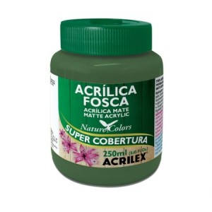 TINTA ACRÍLICA FOSCA 250ML VERDE MUSGO 513 ACRILEX