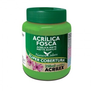 TINTA ACRÍLICA FOSCA 250ML VERDE FOLHA 510 ACRILEX