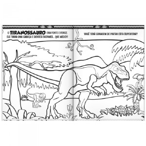 COLORIR E ATIVIDADES 100PG FANTASTICOS DINOSSAUROS - TODOLIVRO