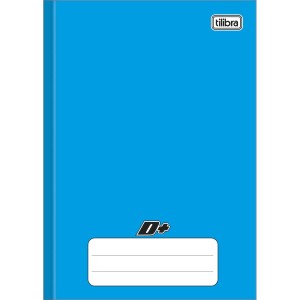 CADERNO BROCHURA CAPA DURA 1/4  AZUL 48 FLS D+ TILIBRA