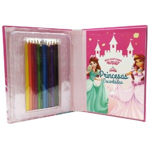 MEGAKIT PARA COLORIR PRINCESAS ENCANTADAS TODOLIVRO