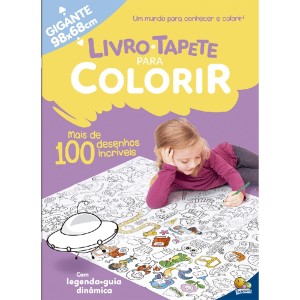 LIVRO TAPETE PARA COLORIR MAIS DE 100 DESENHOS TODOLIVRO
