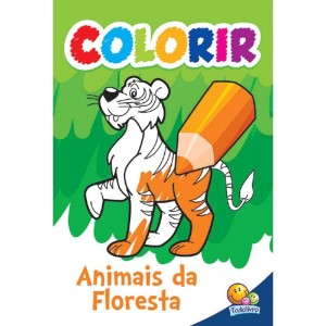 COLORIR ANIMAIS DA FLORESTA TODOLIVRO