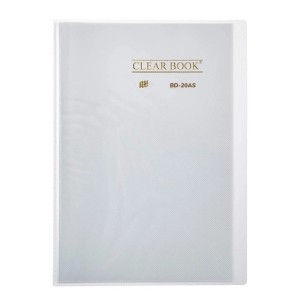 PASTA CATÁLOGO 20FLS A4 CLEARBOOK CRISTAL YES