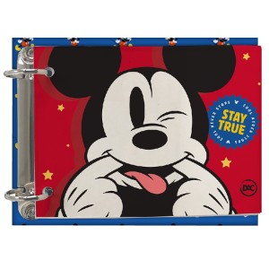 MINI CADERNO ARGOLADO MICKEY 80FLS DAC