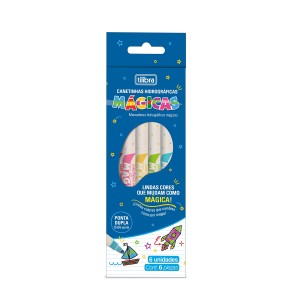 CANETINHA HIDROGRÁFICA MÁGICA 6 CORES TILIBRA