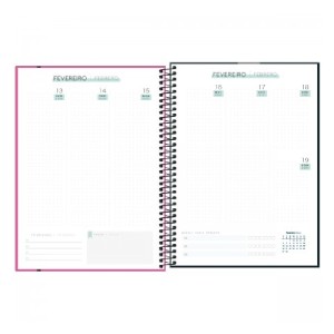 PLANNER ESPIRAL NEON M9 TILIBRA
