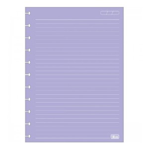 REFIL TILIDISCO UNIV PAUTADO COLORIDAS 50 FLS TILIBRA