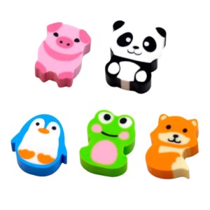 BORRACHA FANTASIA MINI ANIMAIS 20 UNID CIS