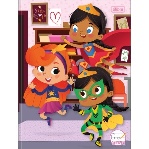 CADERNO DE CALIGRAFIA BROCHURA CD SAPECA FEM 40 FLS TILIBRA