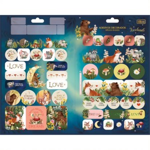 ADESIVO DECORADO DUPLO METALIZADO LOVELAND