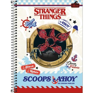 CADERNO ESP UNIV 10M STRANGER THINGS 160 FLS TILIBRA CONNECT