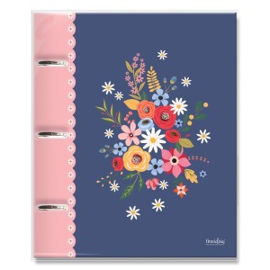 CADERNO ARGOLADO PLANNER BUQUE FINA IDEIA