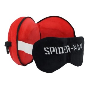 MÁSCARA DE DORMIR COM ALMOFADA HOMEM ARANHA ZONACRIATIVA