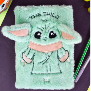 CADERNO DE ANOTAÇÕES FLUFFY MANDALORIAN DAC