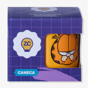 CANECA MINI TINA GARFIELD EU ODEIO SEGUNDAS ZONA CRIATIVA