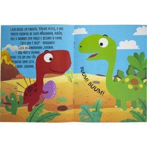 MEU LIVRO-BOX COM QUEBRA CABEÇA DINOSSAUROS HAPPY BOOKS