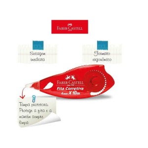 FITA CORRETIVA 4MM X 10M FABER-CASTELL