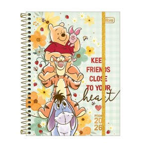 PLANNER ESPIRAL POOH M7 TILIBRA