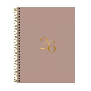 AGENDA EXECUTIVA ESPIRAL DIÁRIA VANILLA M7 TILIBRA