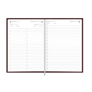 AGENDA EXECUTIVA COSTURADA DIÁRIA  TORINO CORES M5 TILIBRA