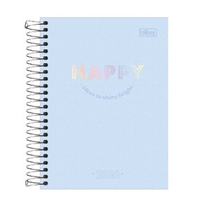 AGENDA ESPIRAL DIARIA HAPPY M4 TILIBRA