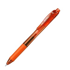 CANETA RETRÁTIL ENERGEL-X  0.5 LARANJA PENTEL
