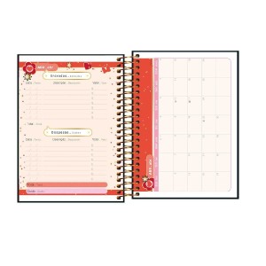 AGENDA ESPIRAL DIÁRIA MINNIE TILIBRA