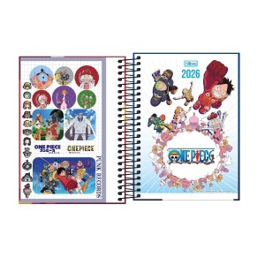 AGENDA ESPIRAL DIÁRIA ONE PIECE M4 TILIBRA