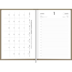 AGENDA EXECUTIVA COSTURADA DIÁRIA NAPOLI CORES M5 TILIBRA