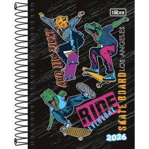 AGENDA ESPIRAL DIÁRIA SPICE MASCULINO M5 TILIBRA