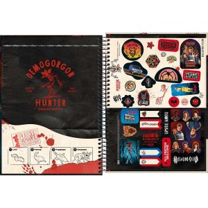 CADERNO ESPIRAL UNIV 1M STRANGER THINGS 80F TILIBRA CONNECT