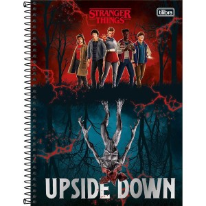 CADERNO ESP UNIV 10M STRANGER THINGS 160 FLS TILIBRA CONNECT