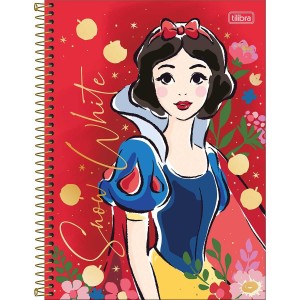 CADERNO ESPIRAL UNIV CONNECT 1M BRANCA DE NEVE 80FLS TILIBR
