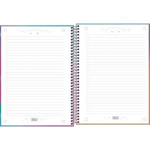 CADERNO ESPIRAL UNIV 10M GUERREIRAS DO K-POP 160 FLS TILIBRA