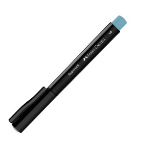 CANETA SUPERSOFT PEN 1.0 AZUL CLARO FABER-CASTELL