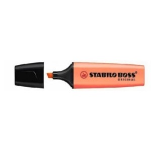 MARCA TEXTO STABILO BOSS LARANJA PASTEL 70/126