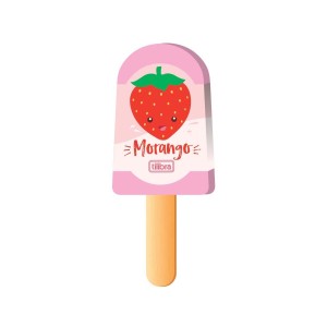 BORRACHA PICOLÉ C/ CHEIRO DE FRUTAS TILIBRA