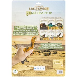 MUNDO DOS DINOSSAUROS,LEIA & BRINQUE VELOCIRAPTOR