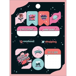 BLOCO DE ADESIVOS DECORADOS CAPRICHO 12 FOLHAS TILIBRA