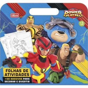 FOLHAS DE ATIVIDADES MALETA POWER PLAYERS 8 FOLHAS TILIBRA