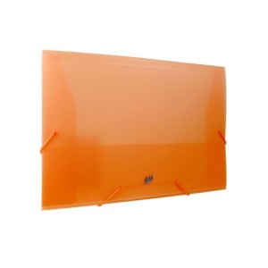 PASTA C/ ELÁSTICO OFÍCIO COLOR GRID LARANJA - YES