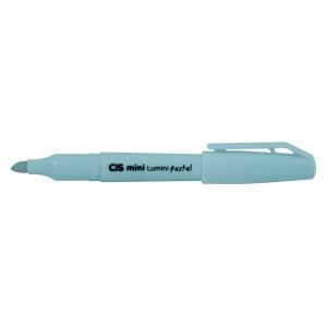 CANETA MARCA TEXTO MINI LUMINI PASTEL AZUL CIS