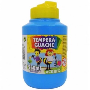 TINTA GUACHE 250ML AZUL CELESTE 503 ACRILEX