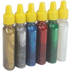 COLA GLITTER 6 CORES ACRILEX