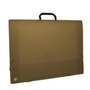 PASTA MALETA ESCOLAR C/ ALÇA E ELÁSTICO A3 FUMÊ YES