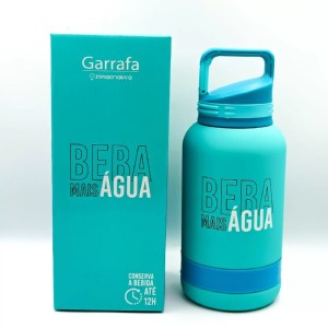 GARRAFA MOSQUETÃO 500ML BEBA ÁGUA ZONA CRIATIVA