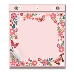 BLOCO OFFICE C/ PINOS 200 FLS BORBOLETAS SALMÃO FINA IDEIA